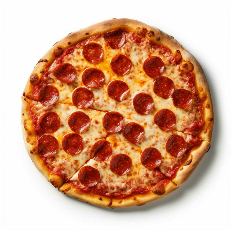 photo of Pepperoni with no background with white