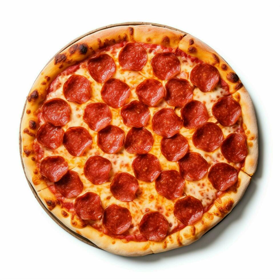 photo of Pepperoni with no background with white