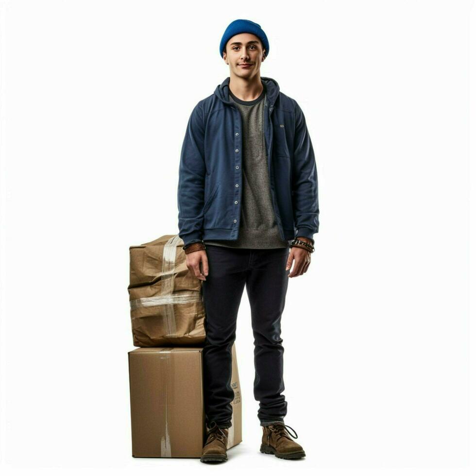 photo of Porter with no background with white back