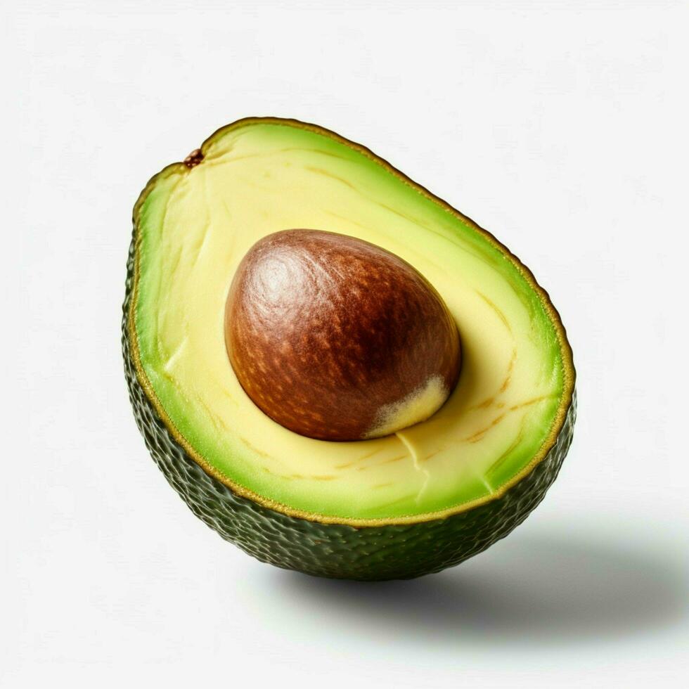 photo of avacado with no background with white back