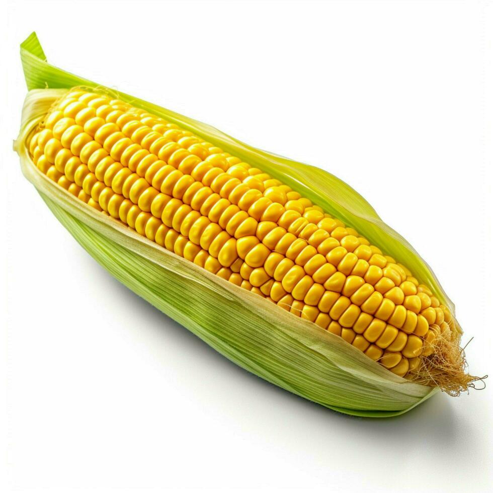 photo of corn with no background with white back