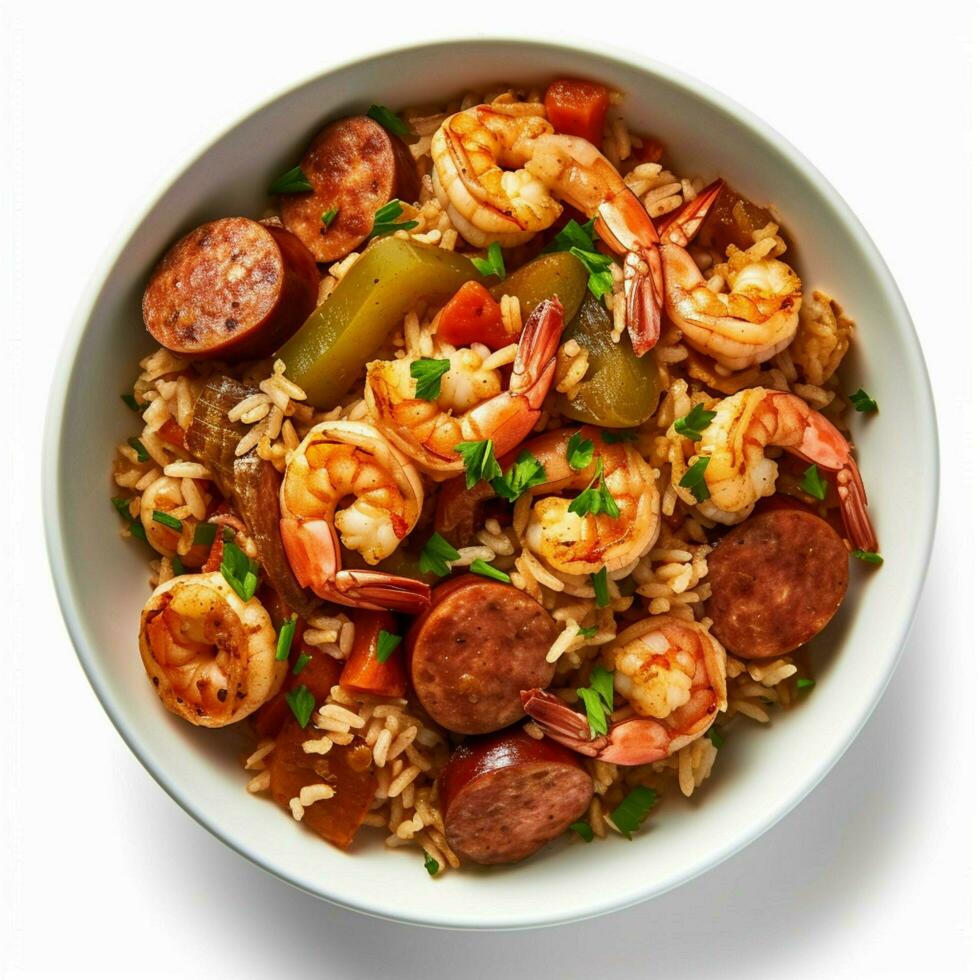 foto de Jambalaya con No antecedentes con blanco