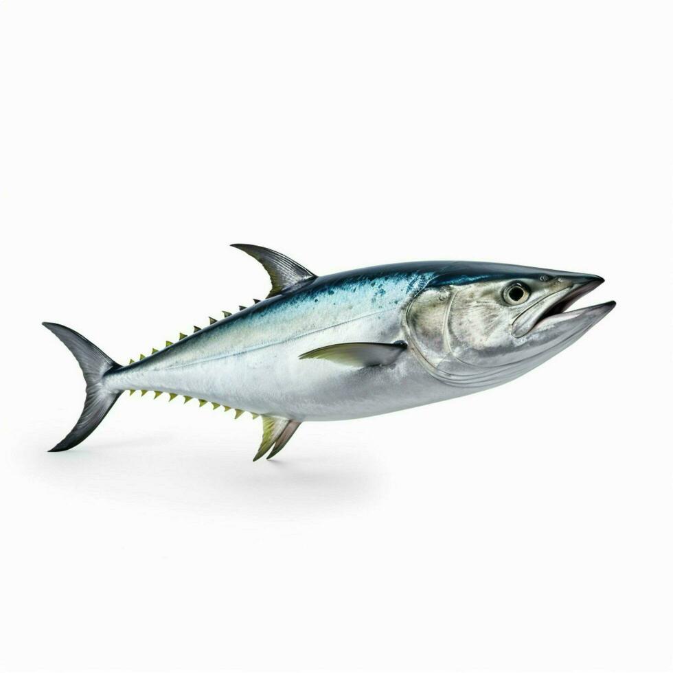 photo of kingfish with no background with white back