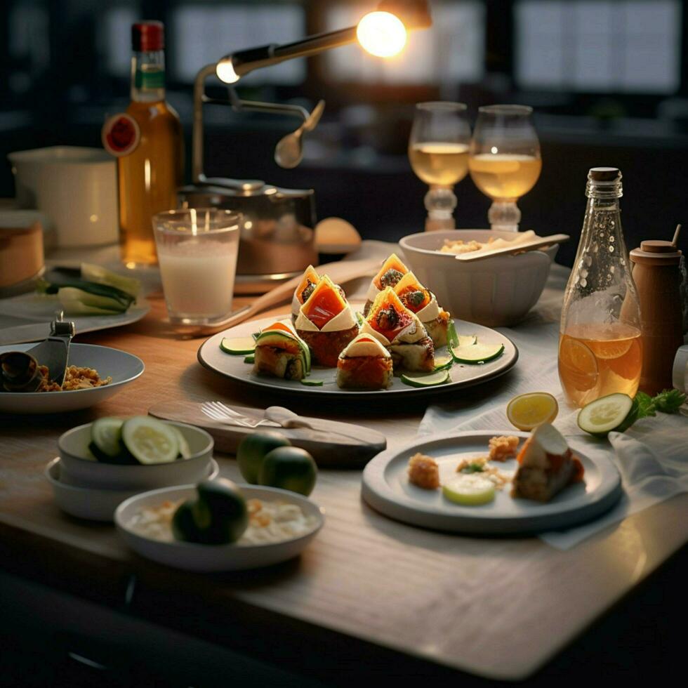 photorealistic professional food commercial photograph photo