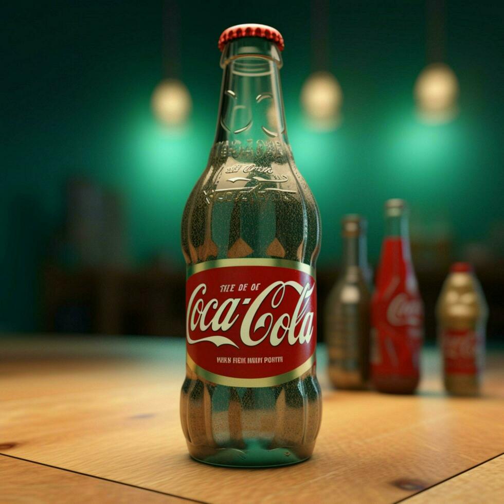 product shots of Coca-Cola Life high quality 4k photo