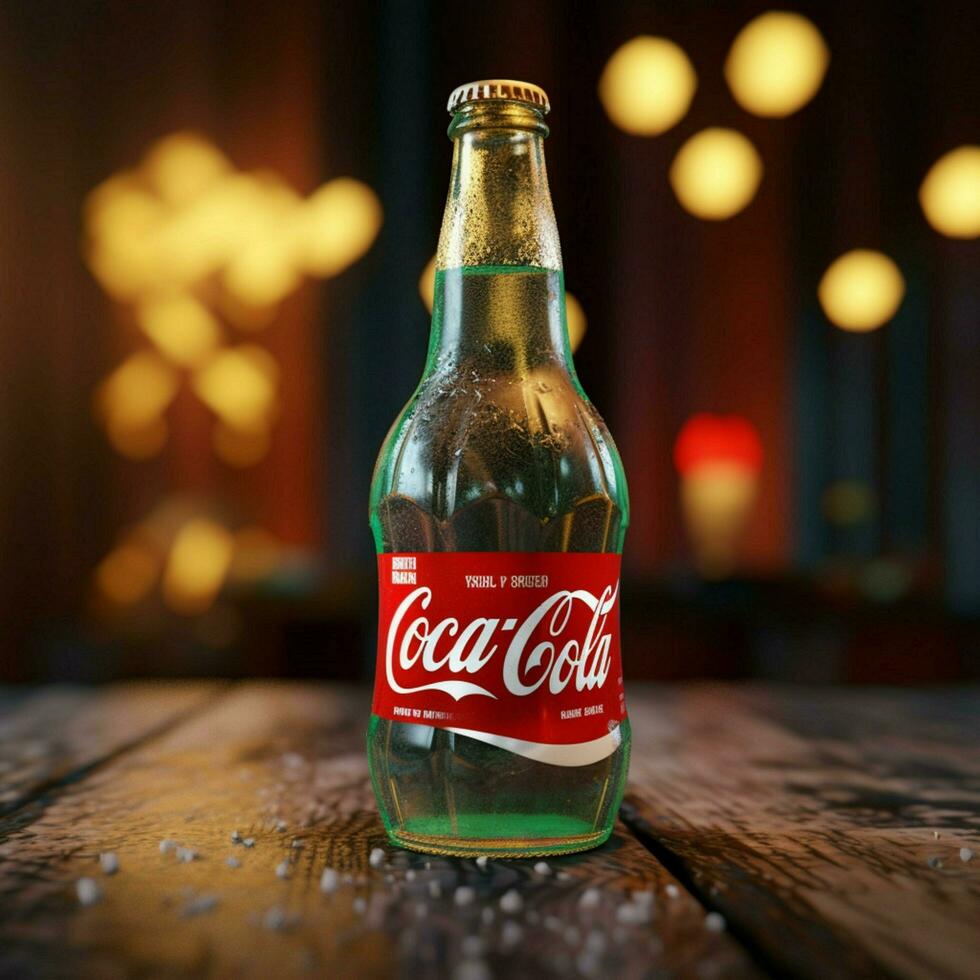 product shots of Coca-Cola Zero high quality 4k photo