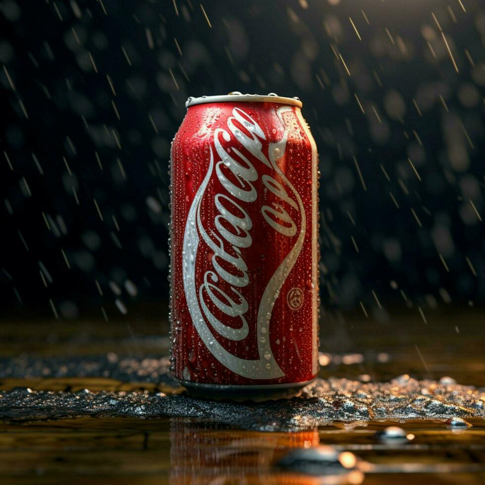 product shots of Coca-Cola Zero high quality 4k photo