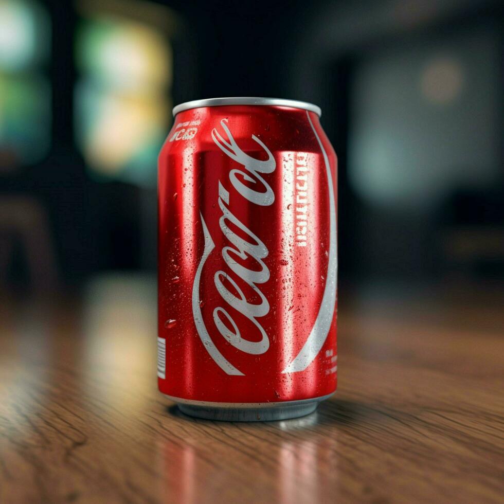 product shots of Coca-Cola Zero high quality 4k photo