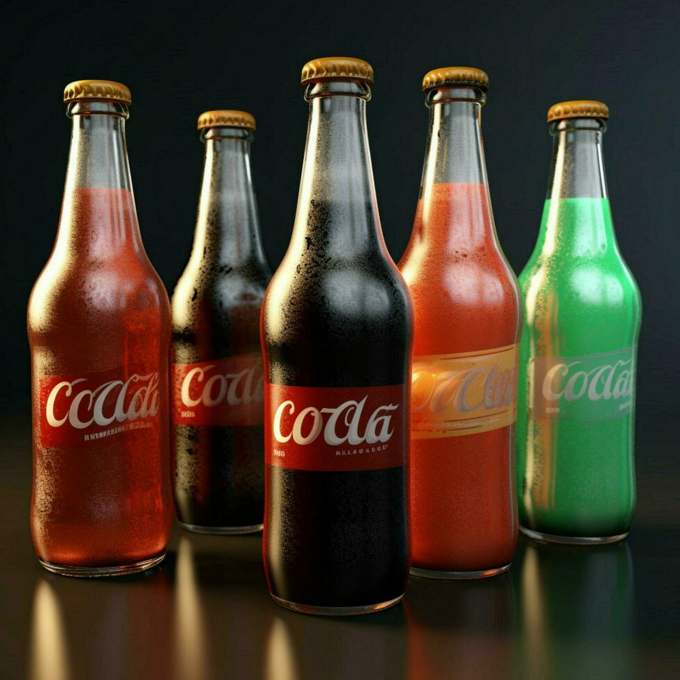 product shots of Cola high quality 4k ultra hd h photo