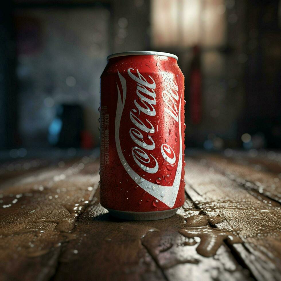 product shots of Diet Coke Plus high quality 4k photo