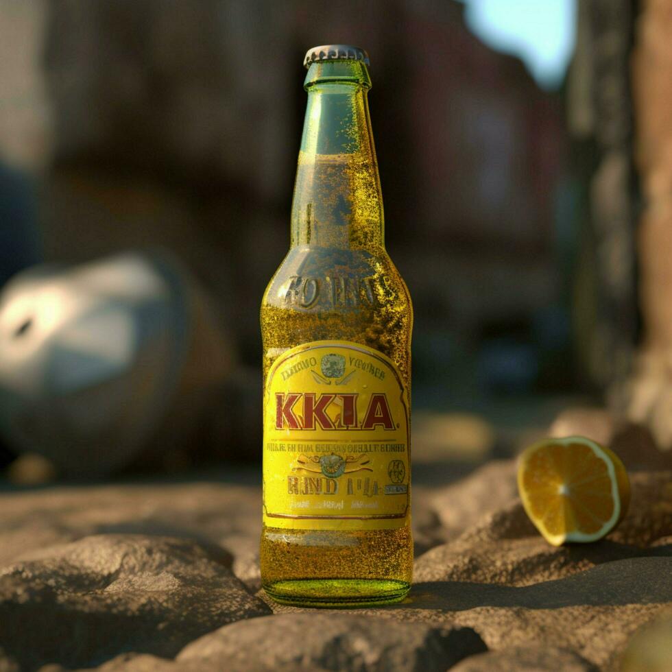 product shots of Inca Kola high quality 4k ultra photo