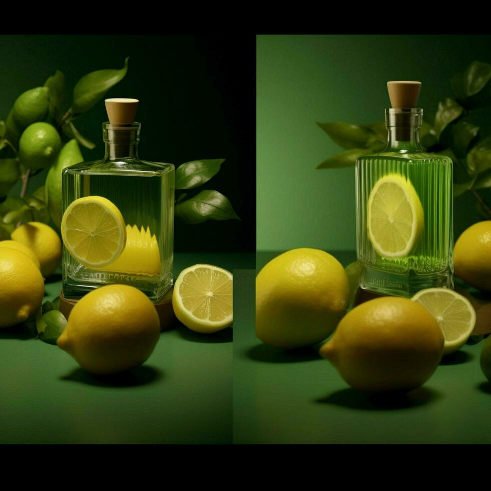 product shots of Lim on lemon and lime high qual photo