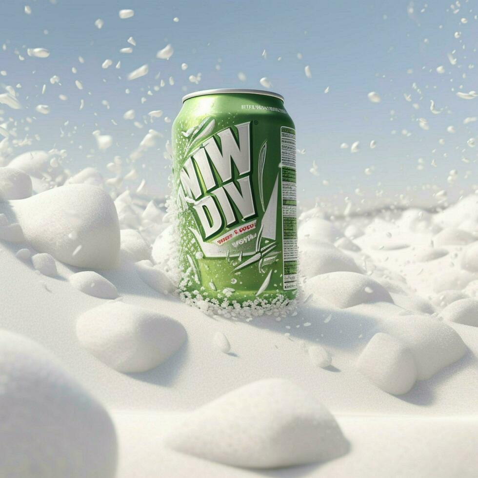 product shots of Mountain Dew White Out high qua photo