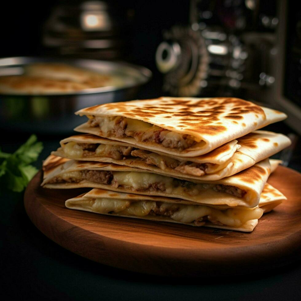 product shots of Quesadilla high quality 4k ultr photo