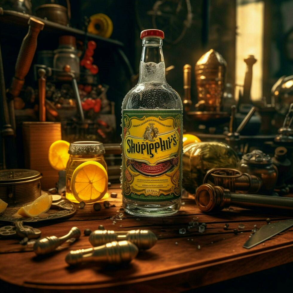 product shots of Schweppes high quality 4k ultra photo