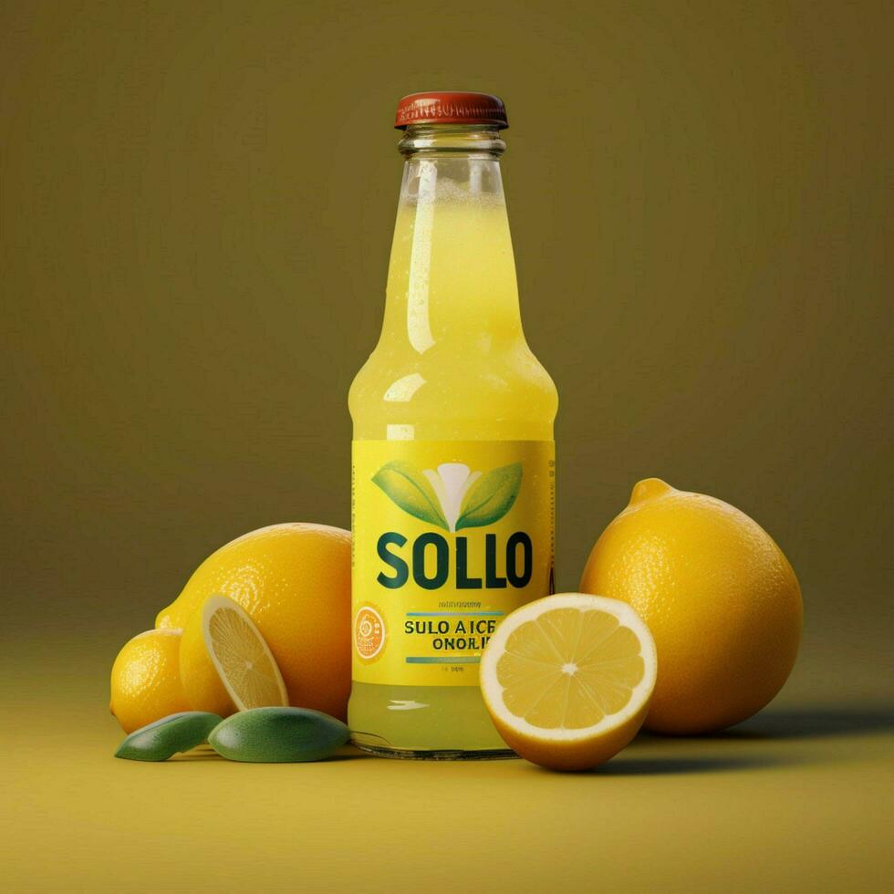 product shots of Solo Australia lemon flavored h photo