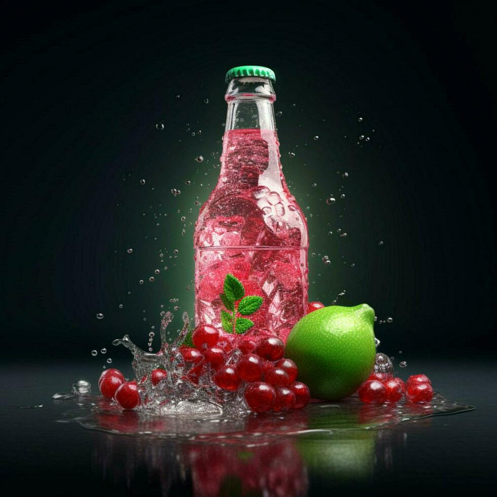 product shots of Sprite Cranberry high quality 4 photo