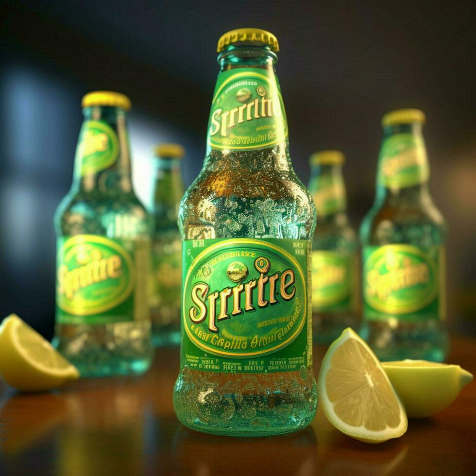 product shots of Sprite Zero high quality 4k ult photo