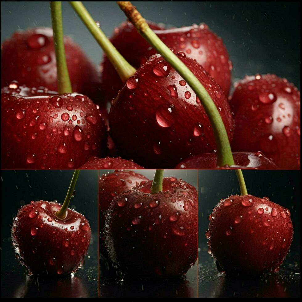 product shots of Wild Cherry high quality 4k ult photo