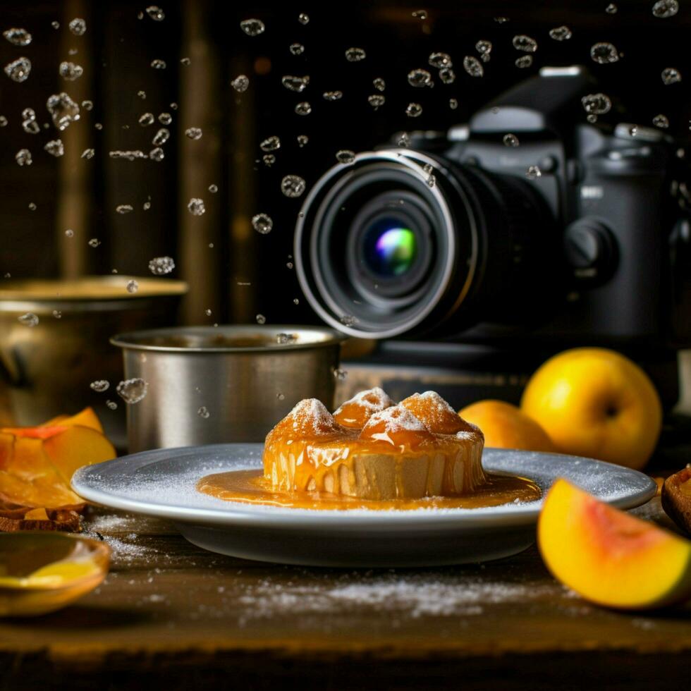 product shots of a fast shutter speed food photograph photo