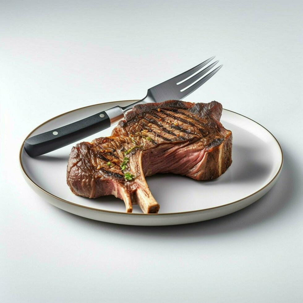 product shots of a perfectly grilled tomahawk ste photo