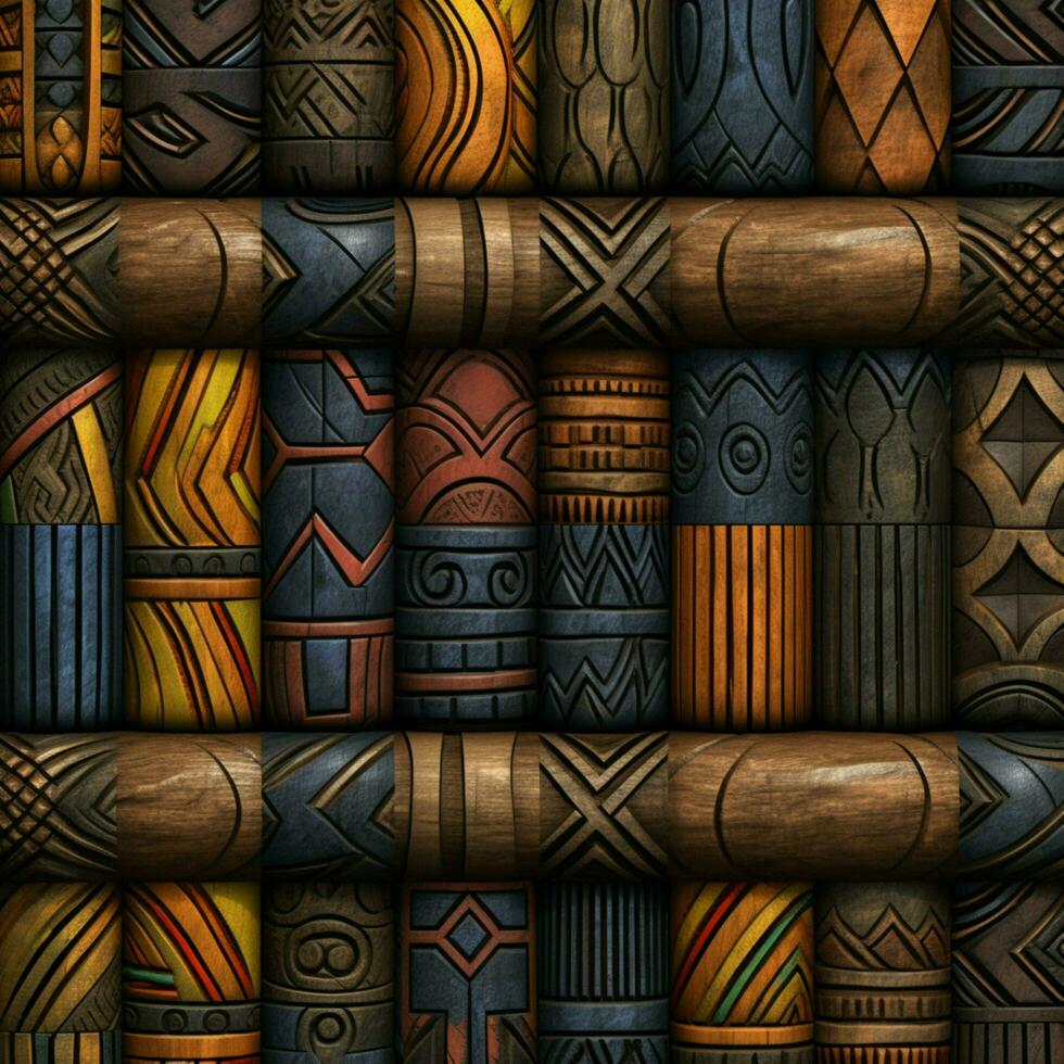 product shots of african pattern high quality 4k photo