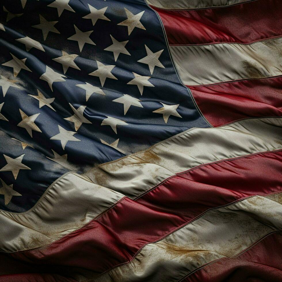 product shots of american flag high quality 4k photo
