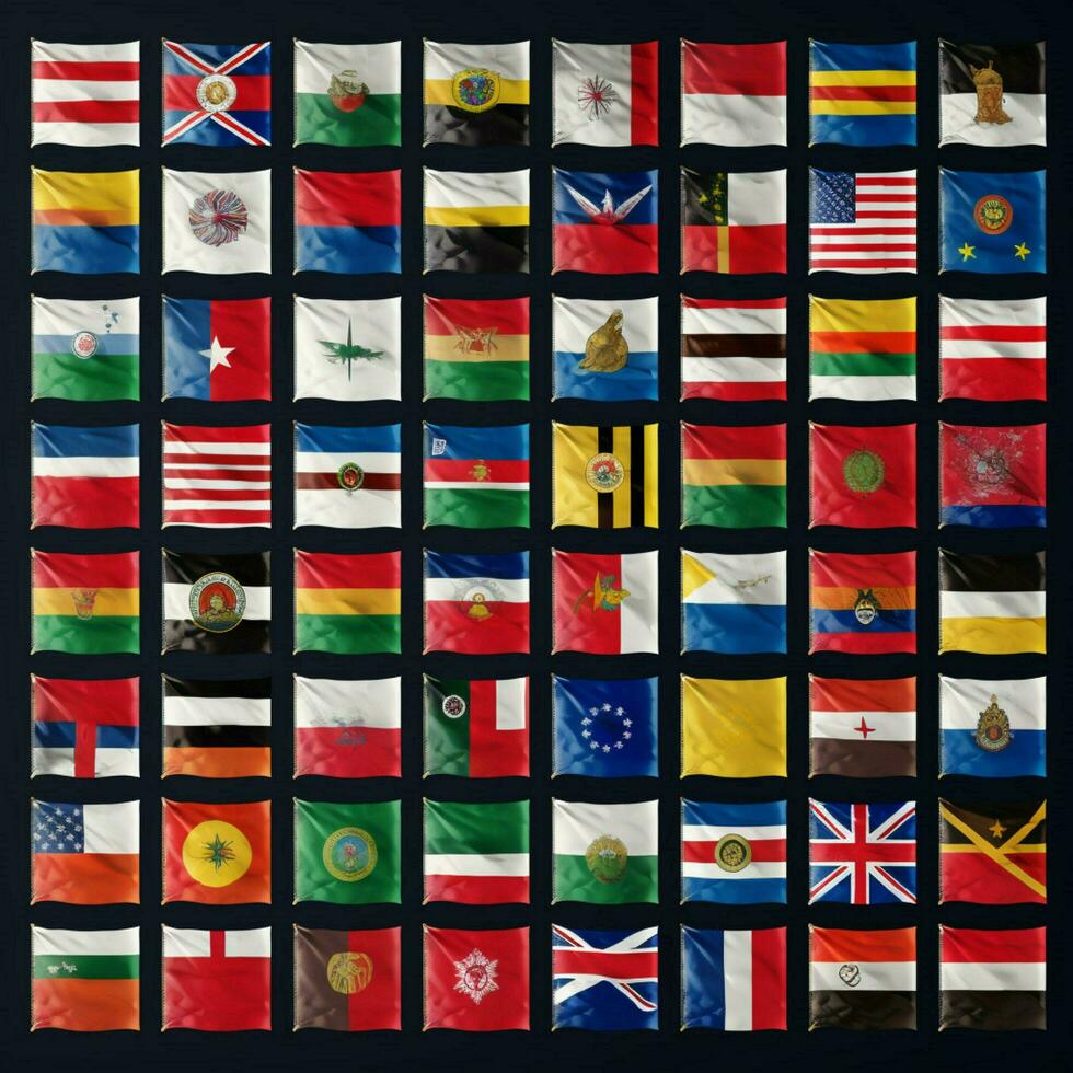 producto disparos de todas países bandera alto calidad foto