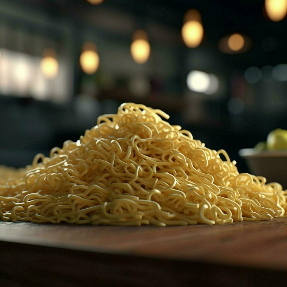 product shots of asian noodles high quality 4k photo