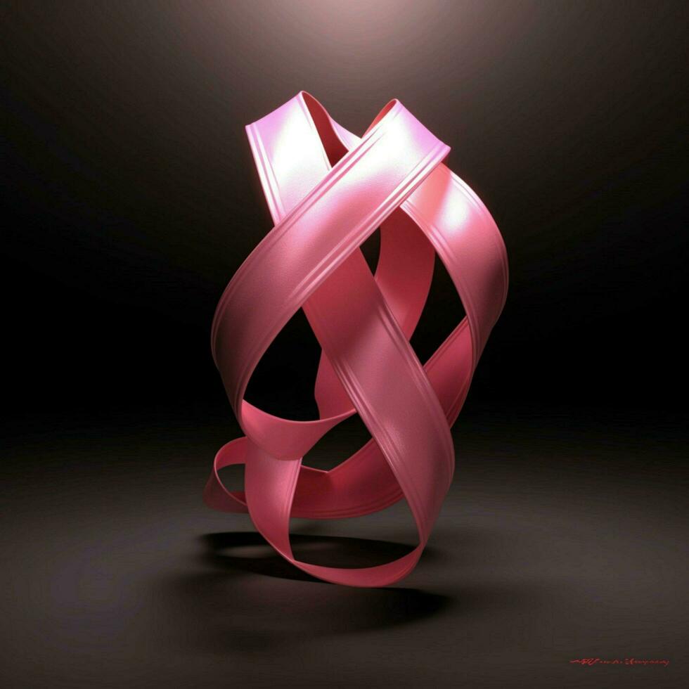 product shots of breast cancer ribbon high quali photo