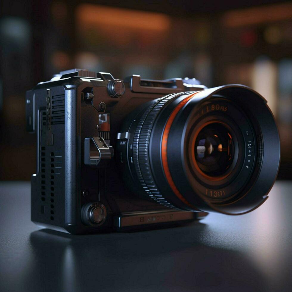 product shots of camera high quality 4k ultra hd photo