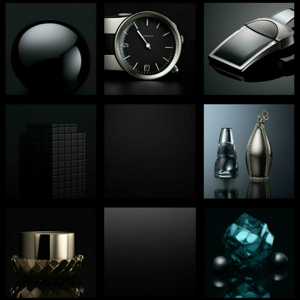 product shots of close - up dark minimalist background photo