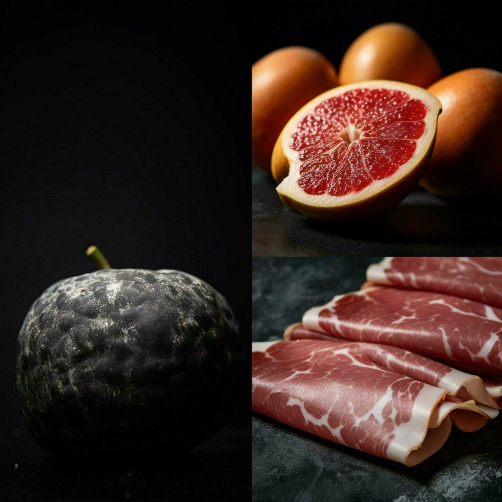 product shots of close - up dark minimalist background photo