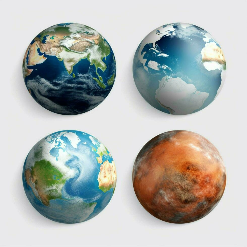 product shots of earth illustrations high qualit photo