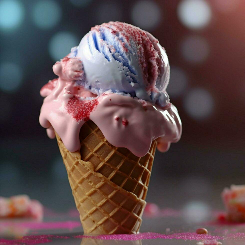 product shots of ice cream high quality 4k ultra photo