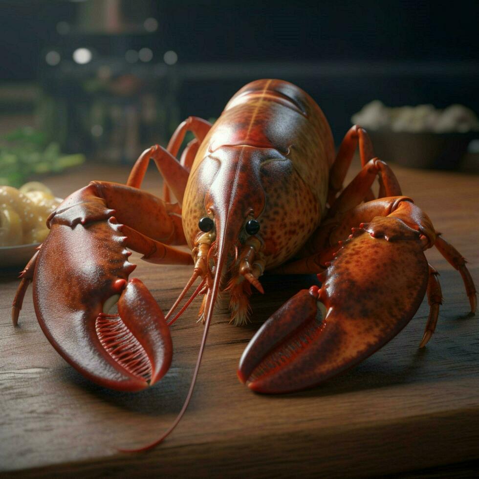 product shots of lobster high quality 4k ultra h photo