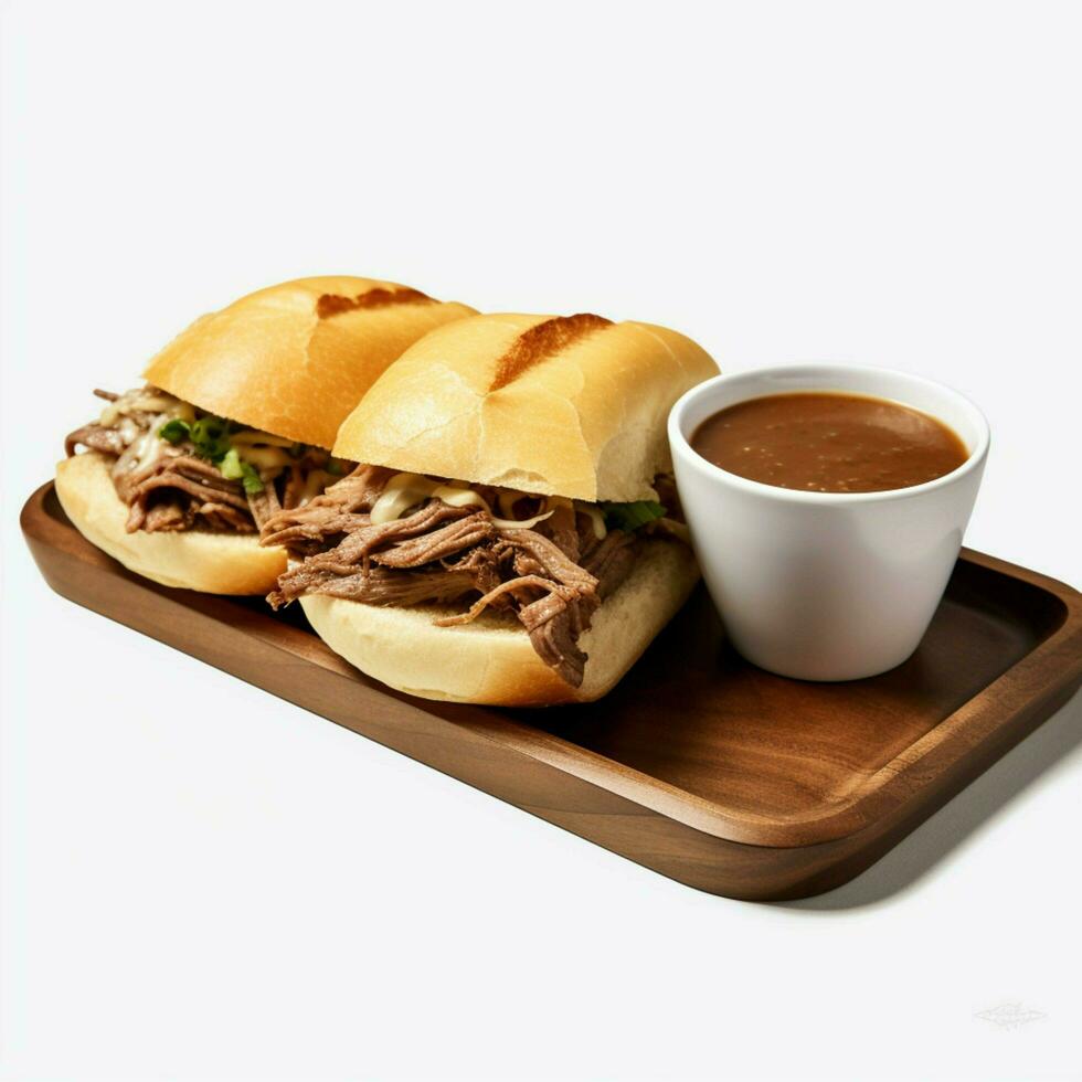 product shots of photo of French dip with no back