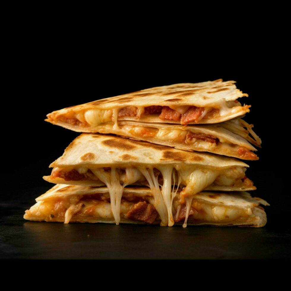 producto disparos de foto de Quesadilla con No espalda