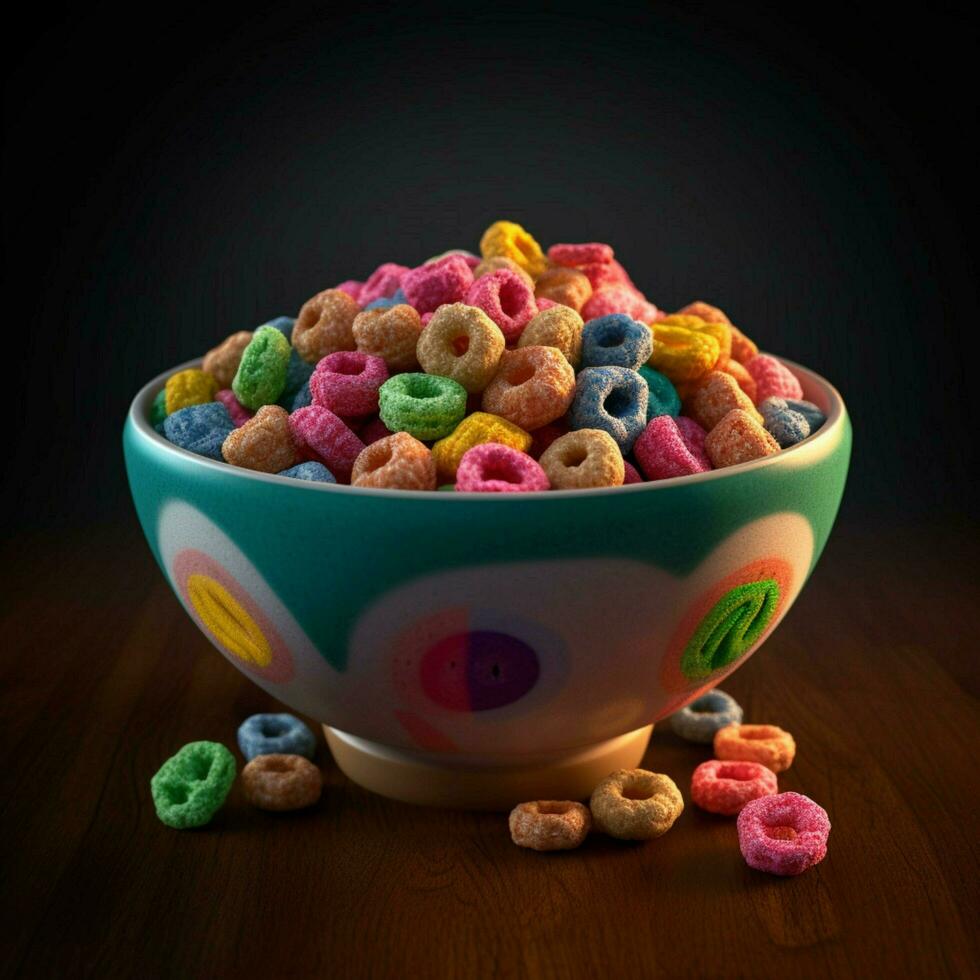 product shots of photo of cereal with no backgrou