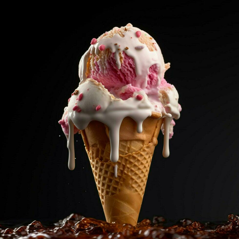 product shots of photo of ice cream with no backg