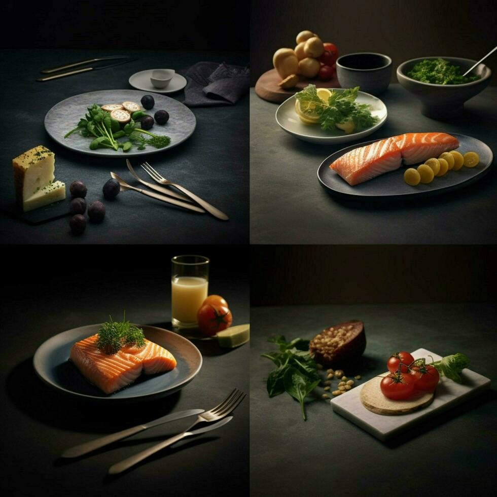 product shots of photorealistic professional food photo