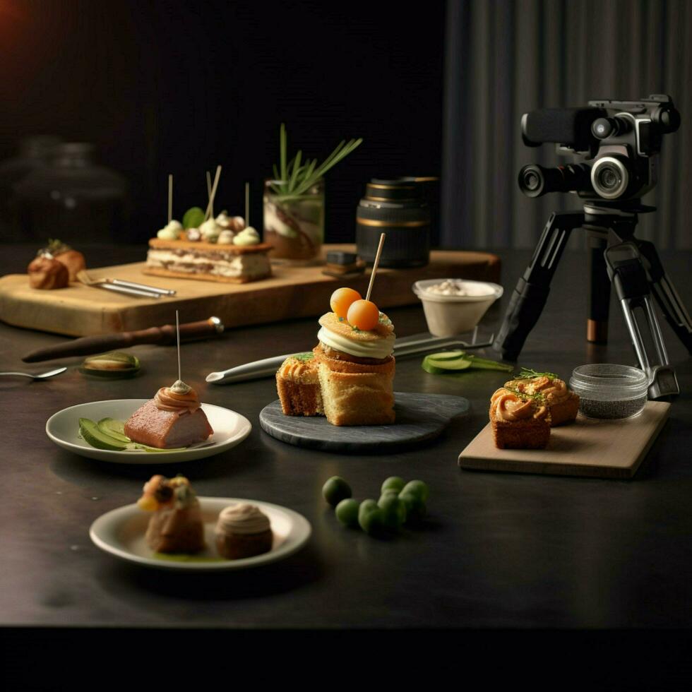 product shots of photorealistic professional food photo