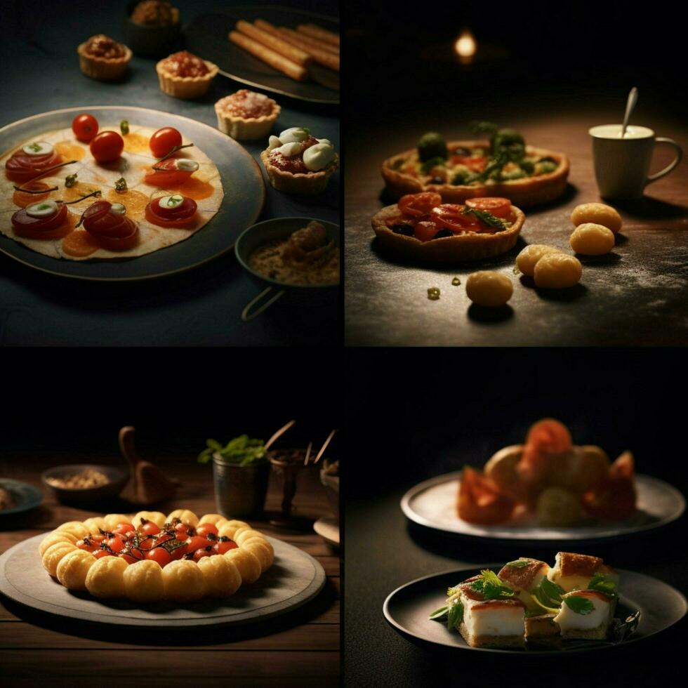 product shots of photorealistic professional food photo