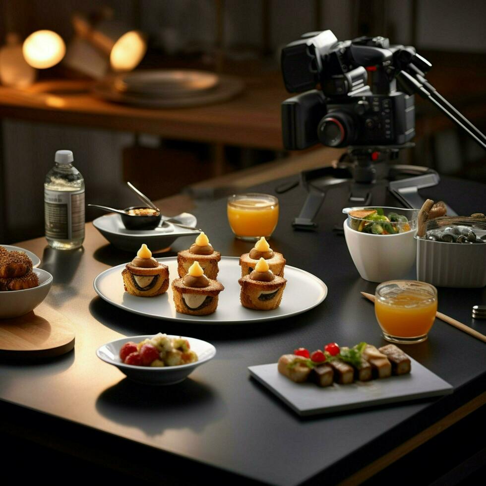 product shots of photorealistic professional food photo