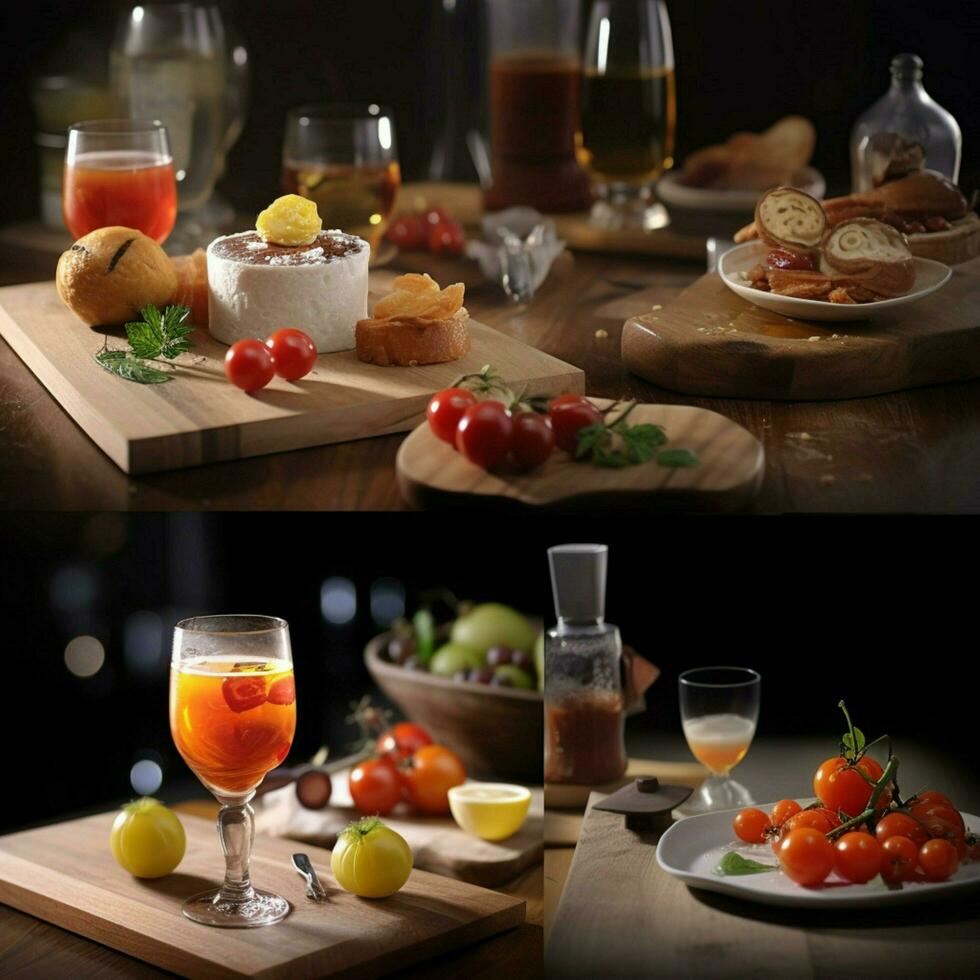 product shots of photorealistic professional food photo