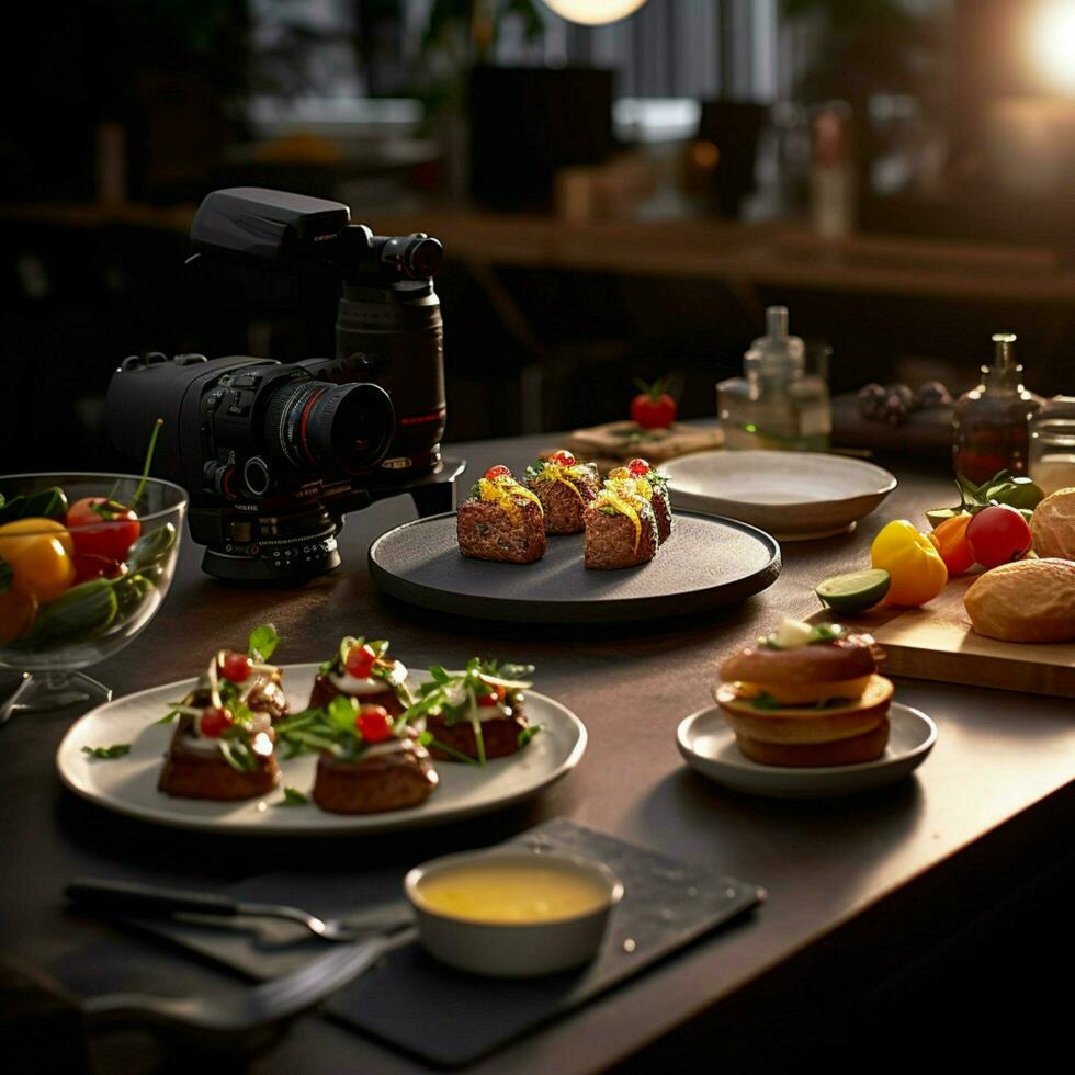 product shots of photorealistic professional food photo