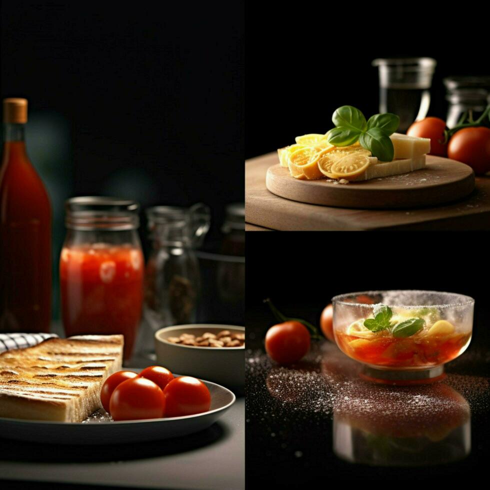 product shots of photorealistic professional food photo