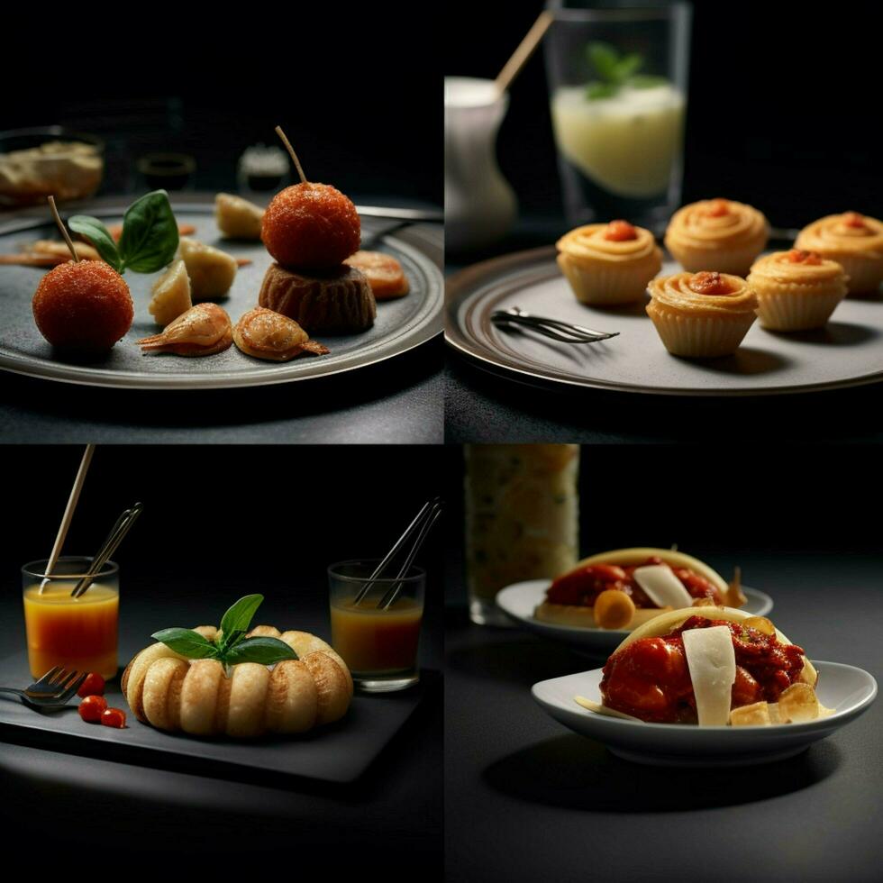 product shots of photorealistic professional food photo