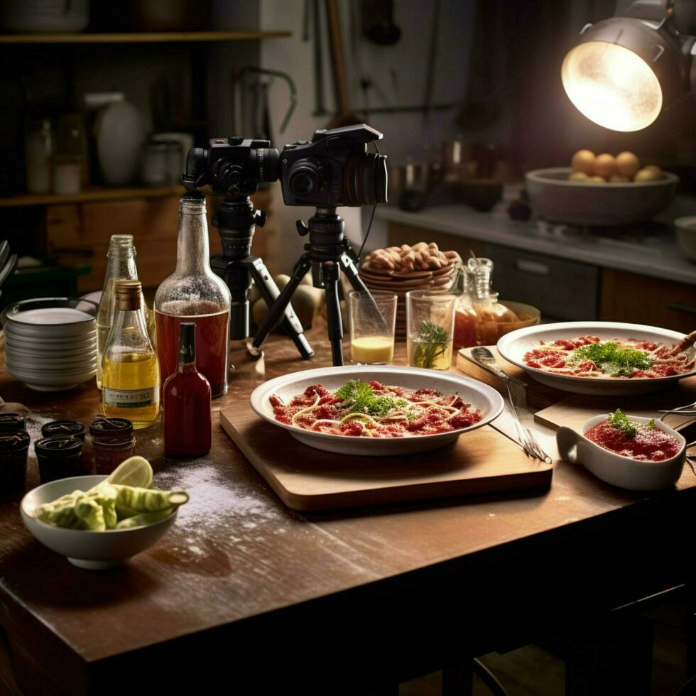 product shots of photorealistic professional food photo