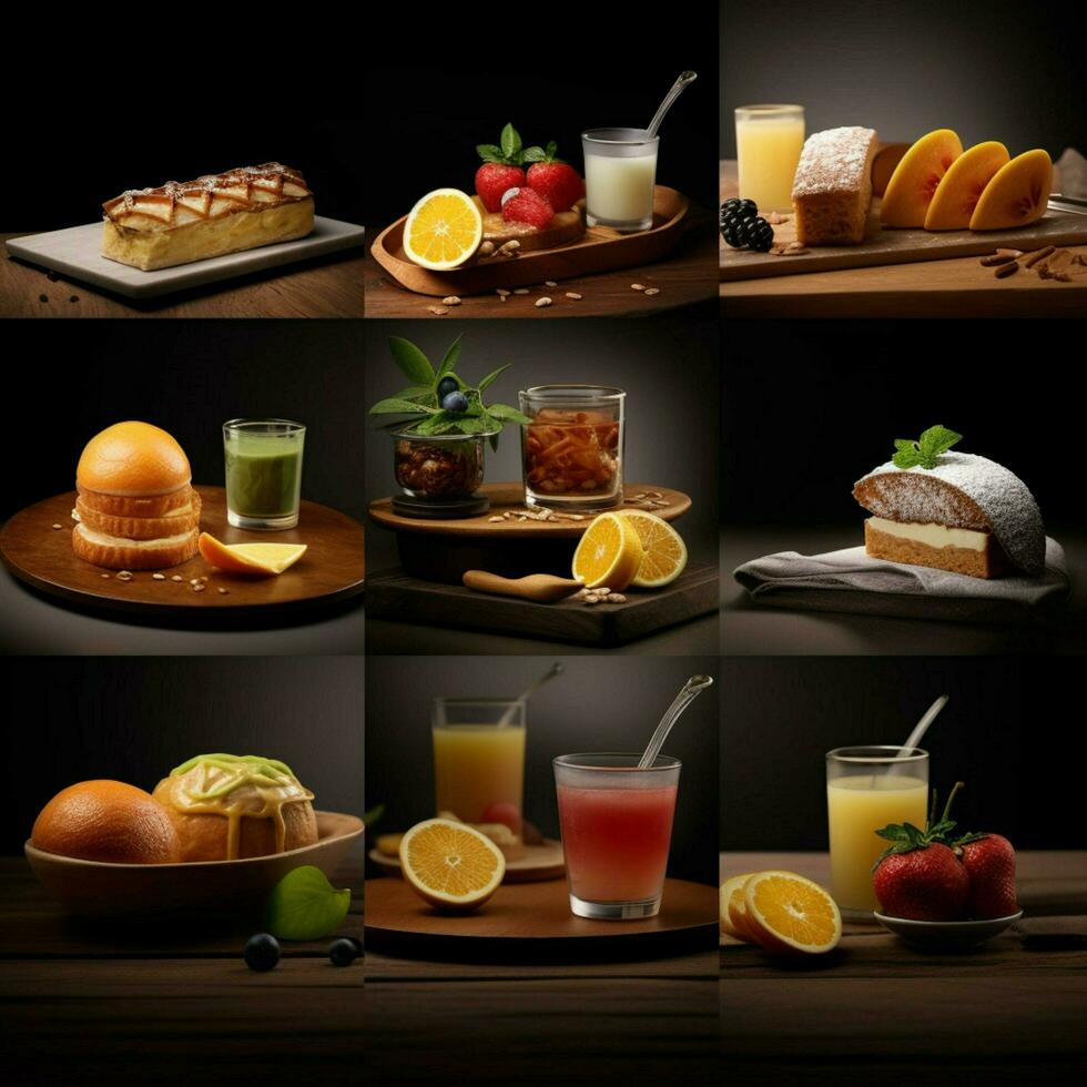 product shots of photorealistic professional food photo